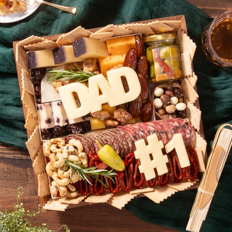Father's Day Classic Cheese & DAD-cuterie Board