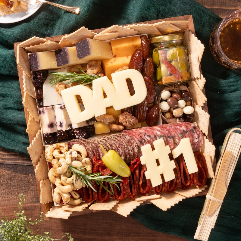 Father's Day Small Cheese & DAD-cuterie Board