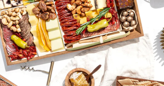 Romantic charcuterie gift