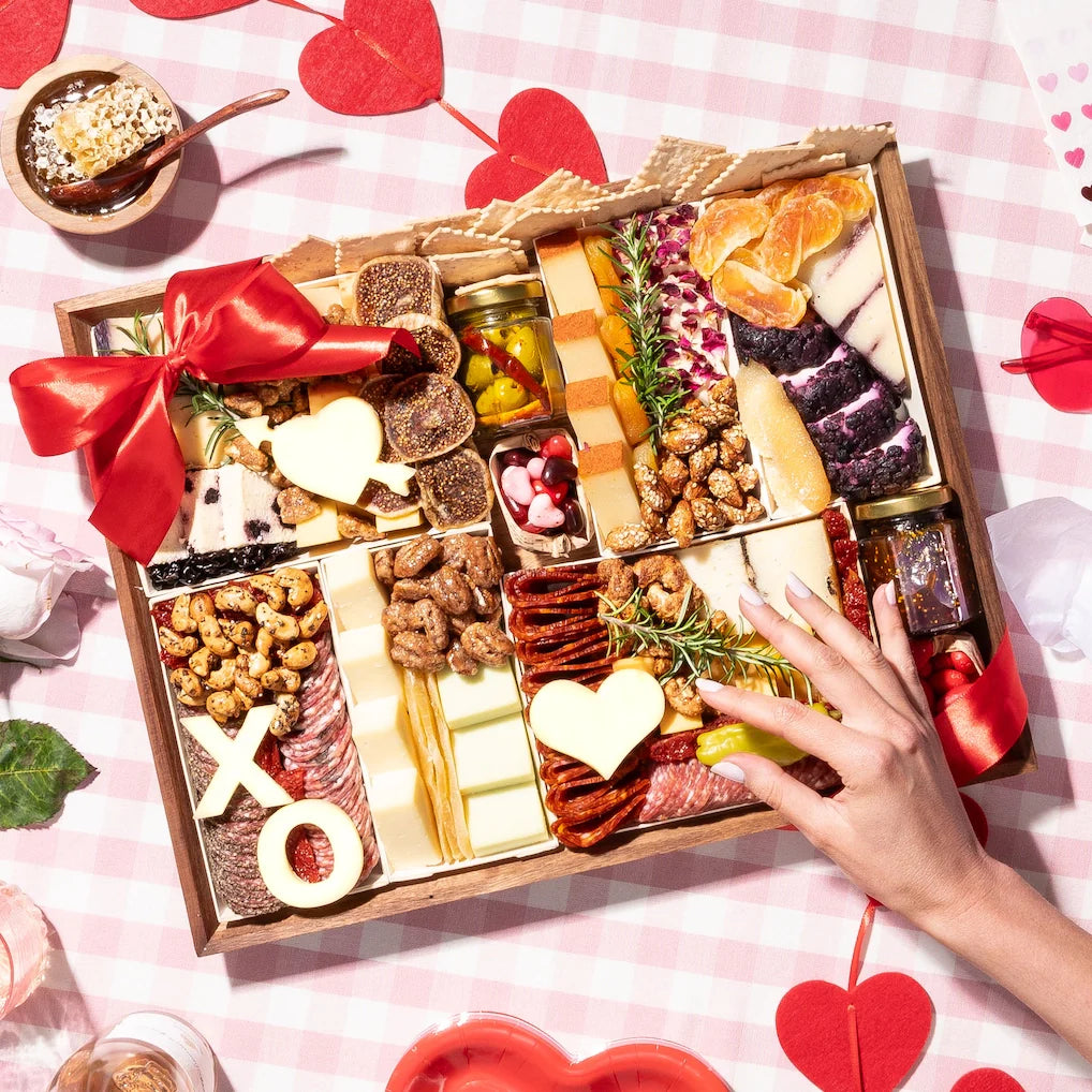 Valentine's Day Cheese & Charcuterie Boards