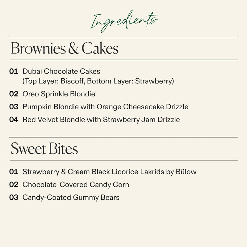 Halloween Classic Dessert Board
