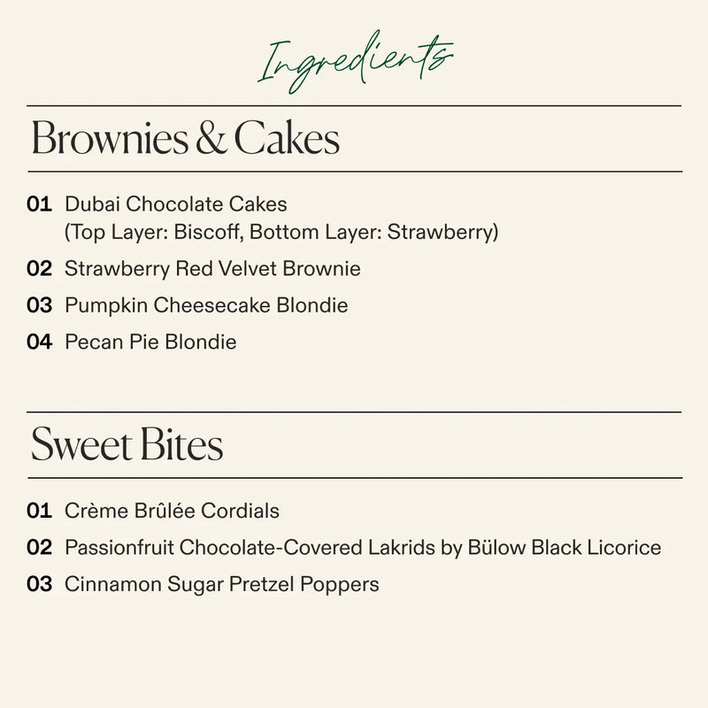 Thanksgiving Medium Dessert Board