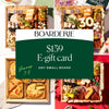 Boarderie $139 e-gift card for any small charcuterie board, serving 3 to 4.