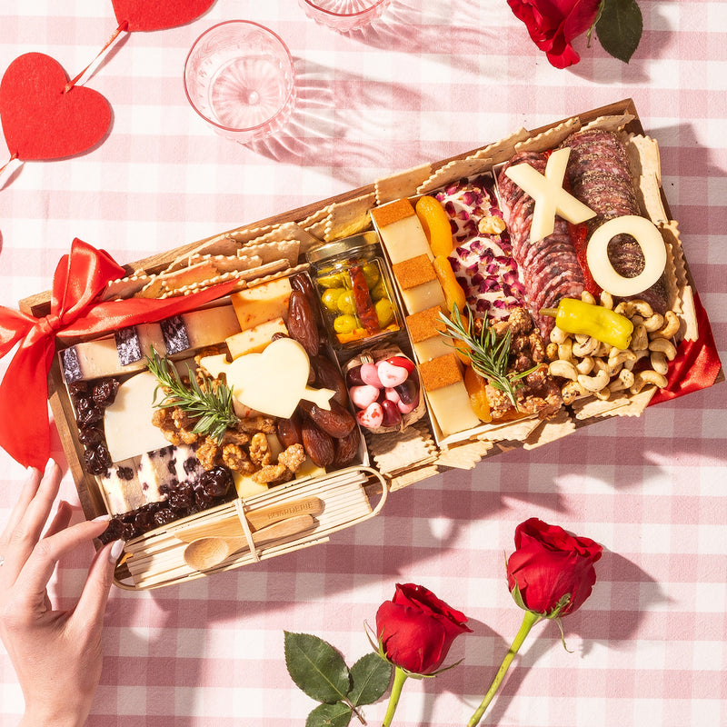 Valentine's Medium Cheese & Charcuterie Board