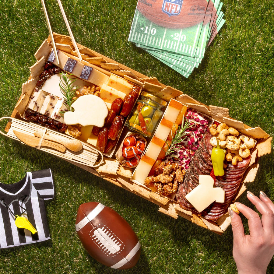 Football Medium Cheese & Charcuterie Board