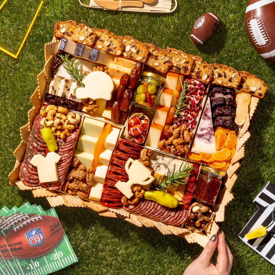 Football Large Cheese & Charcuterie Board