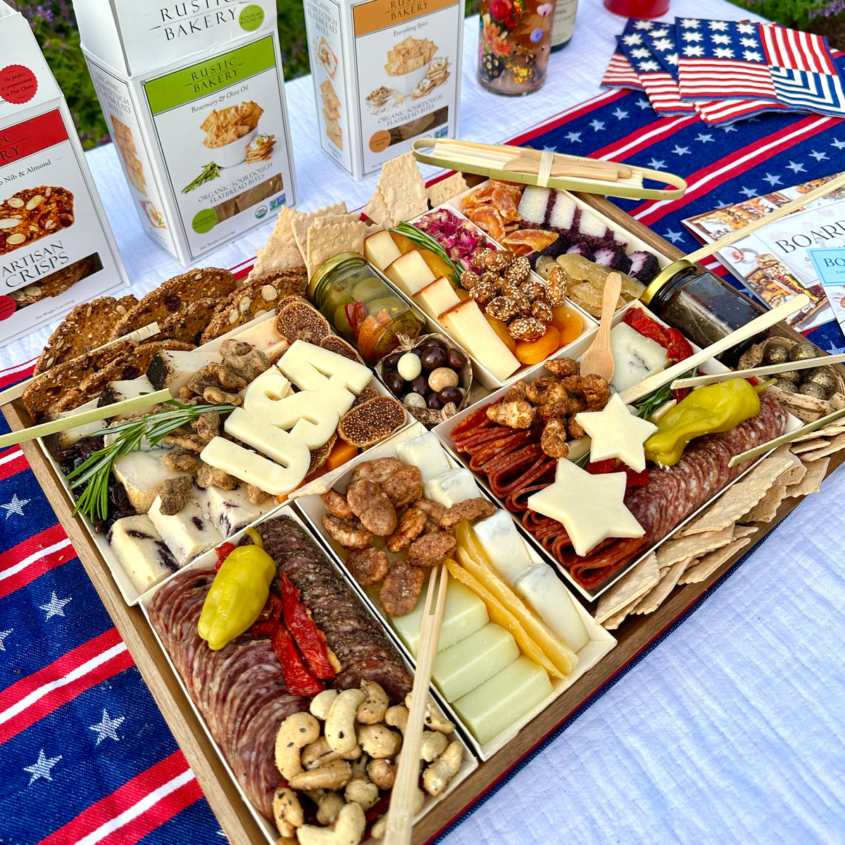 USA Large Cheese &amp; Charcuterie Board