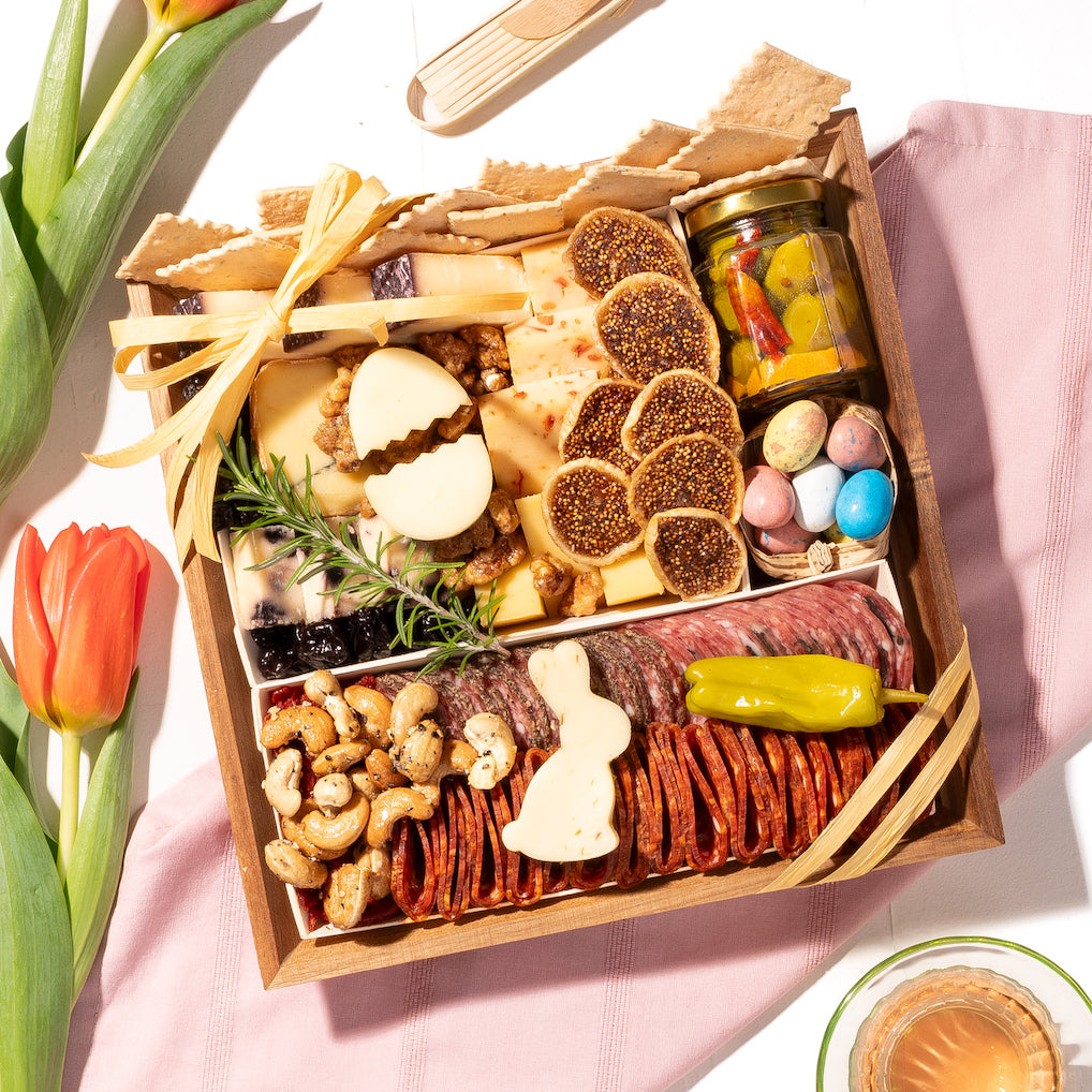 Small Easter Cheese & CharBUNNY Board