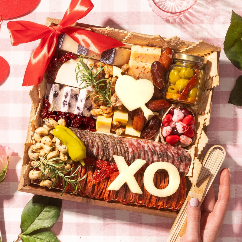 Valentine's Small Cheese & Charcuterie Board