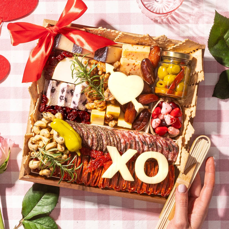 Valentine's Classic Cheese & Charcuterie Board