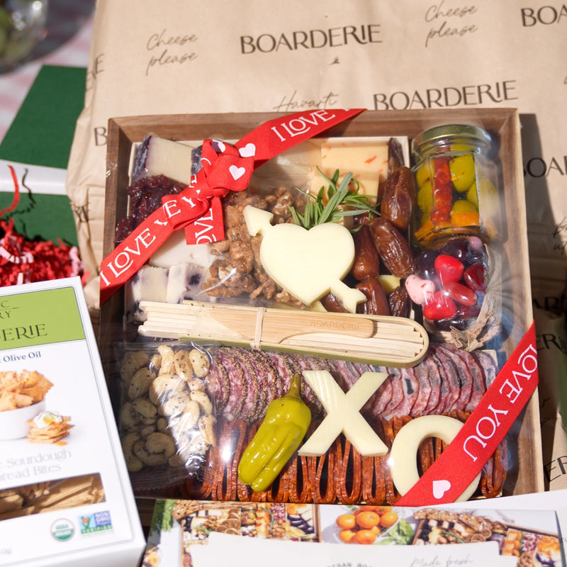 Valentine's Small Cheese & Charcuterie Board